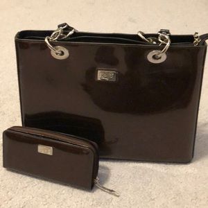 Beijo Copper colored purse w/ wallet